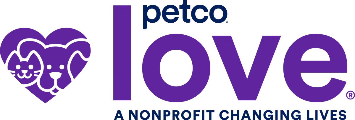 Logo of the Petco Love foundation.